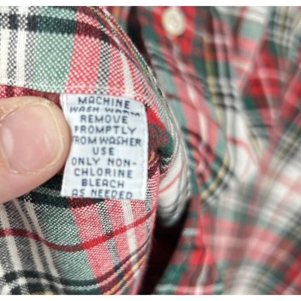 Ralph Lauren Blaire Button Down Shirt Men's XL Multicolor‎ Plaid Preppy Holiday - Picture 9 of 9